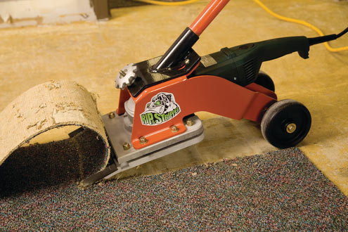 Vinyl floor removal